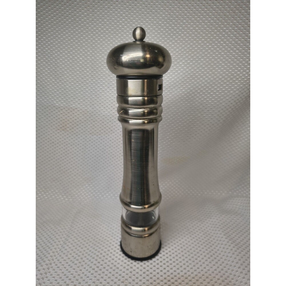 Cole and Mason Stainless Steel Electric Battery Operated Pepper Mill Grinder